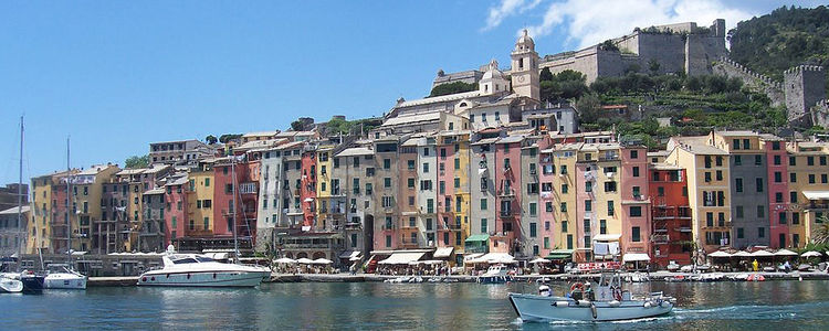 Yacht mooring in Portovenere