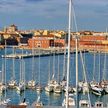 Yacht moorings in Livorno Port