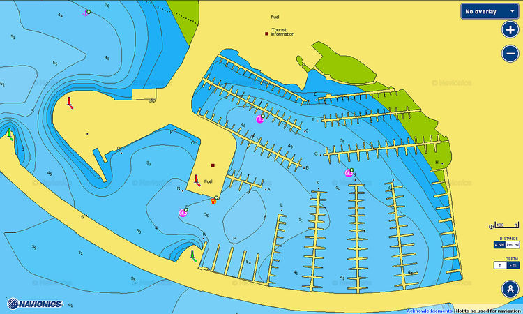 To open the Navionics chart of Yacht Marina Rubicon. Lanzarote. Canaries