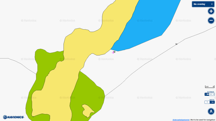 To open Navionics chart of Racha Noi East yacht anchorage