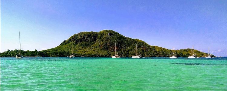 Yachts in St. Anne's Marine National Park