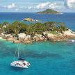 Yacht anchorages off the Coco Islands