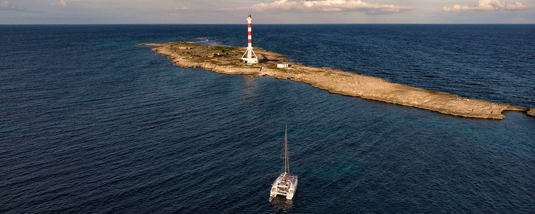 Yacht anchorage off Guano Island