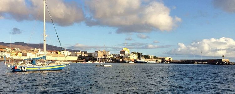 Yacht anchorage in Tarrafal de San Nicolau