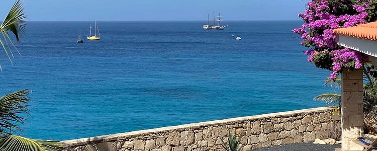 Yacht anchorage in Porto do Maio on Maio Island