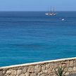 Yacht anchorage in Porto do Maio on Maio Island