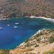 Yacht anchorage in St. Nikolaos Bay