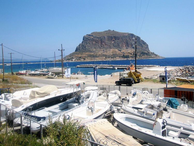 Boatyard of Marina Monemvasia