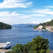 Yacht moorings in Pomena Bay