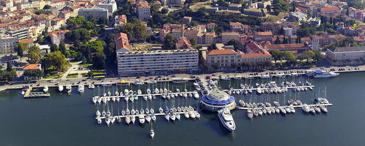 Yachts in ACI marina Pula