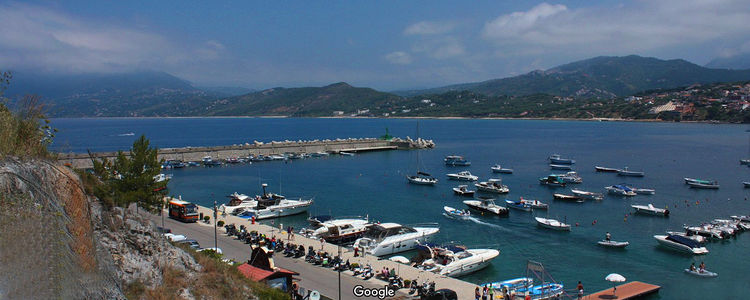 Yacht mooring in Palinuro Fishport