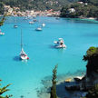 Yacht moorings in Port Lakka