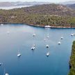 Yacht moorings in Mir and Tripuljak bays