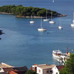 Yacht moorings in Vrgada Bay