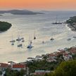 Yacht moorings in Kaprie Bay