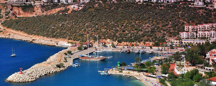 Yachts in Kalkan Port