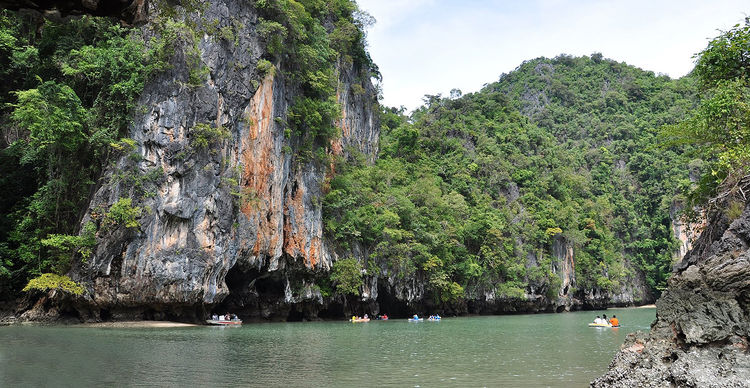 Hong Island Lagoon in Pang Nga Bay. Thailand