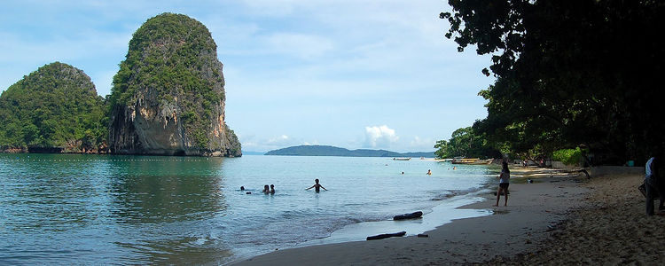 Yacht moorings at Cape Laem Nang