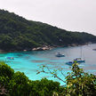 Yacht anchorages off Similan Island