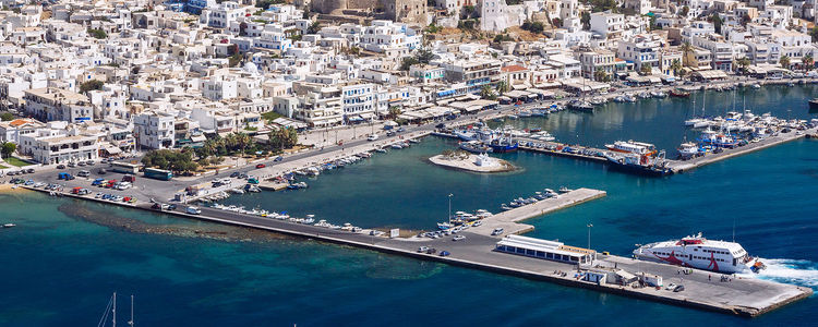 Harbor and Yacht Marina Naxos