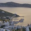 Yacht moorings in Port Ios