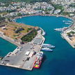 Yacht mooring in Kos harbor