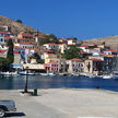 Mooring yachts on Chalki island