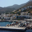 Yacht mooring in Livadia