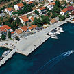 Yacht moorings in Lucina Bay