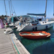 Yacht moorings in Fishport Perdika