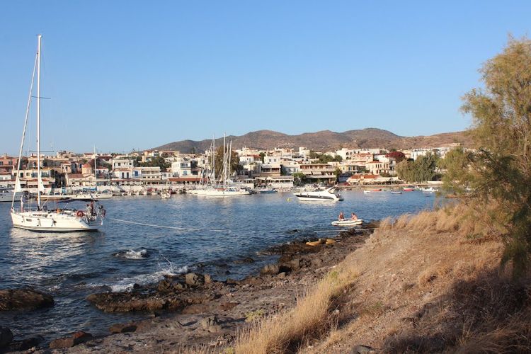 Yacht moorings in Fishport Perdika