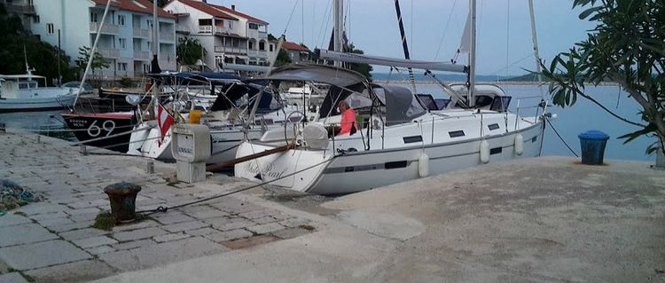 Yacht moorings in Zaglav