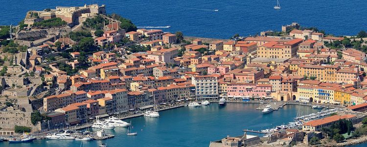 Yachts in the old port of Portoferraio