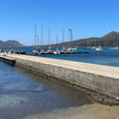 Yacht moorings in Asinara National Park