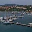 Yacht moorings in Stintino