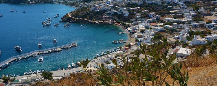 Yacht moorings in Panteli