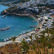 Yachts moorings in the fishport Panteli