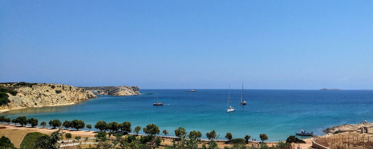 Yacht anchorages in Kouloura Bay