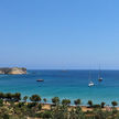 Yacht anchorage in Kouloura Bay