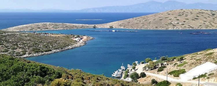 Yacht anchorage in Catholiko Bay