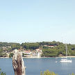 Yacht moorings in Saplunara Bay