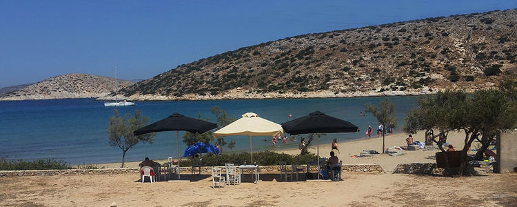 Yacht anchorages in Livadi Bay