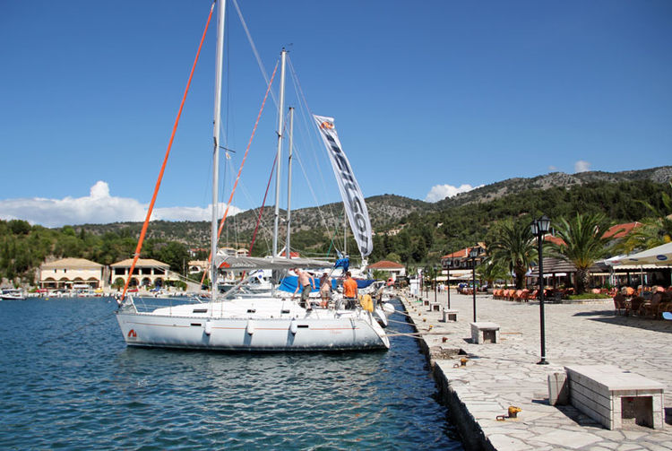 Yachts at the Mourtos City Waterfront