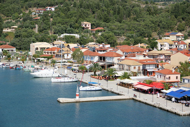 Yachts at the Mourtos City Waterfront