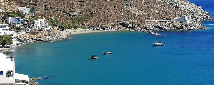 Yacht anchorage in Isternia Bay