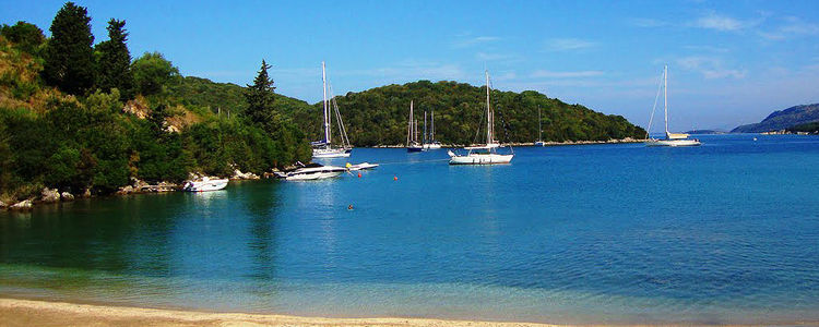 Yachts in the Sivota Archipelago