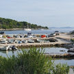 Yacht anchorage in Sveti Nikola Bay