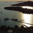 Yacht moorings at Zminjak Island