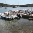 Yacht moorings in Landin Bay