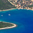 Yacht moorings in St. Ante Bay